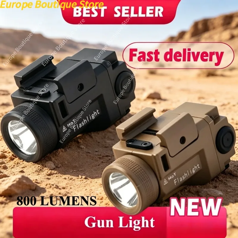 800 Lumen Metal LED Flashlight Strobe Light Fit 20mm Picatinny Rail For Outdoor Sport Accessory
800 Lumen Metal LED Flashlight Strobe Light Fit 20mm Picatinny Rail For Outdoor Sport Accessory