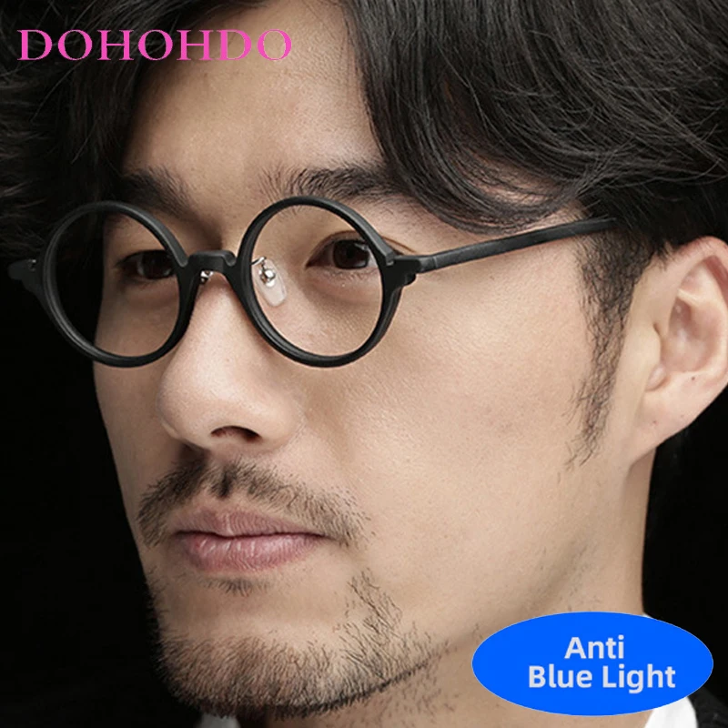 Retro Brand Optical Small Round Frame Glasses For Men Women Computer Work Reading Eye Protection Anti-Blue Light Unisex Glasses
Retro Brand Optical Small Round Frame Glasses For Men Women Computer Work Reading Eye Protection Anti-Blue Light Unisex Glasses