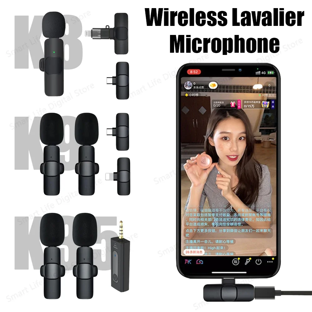 Портативный беспроводной микрофон, мини Bluetooth, микрофон для записи аудио и видео для Android iOS 1V1/1V2 с приемником
Портативный беспроводной микрофон, мини Bluetooth, микрофон для записи аудио и видео для Android iOS 1V1/1V2 с приемником