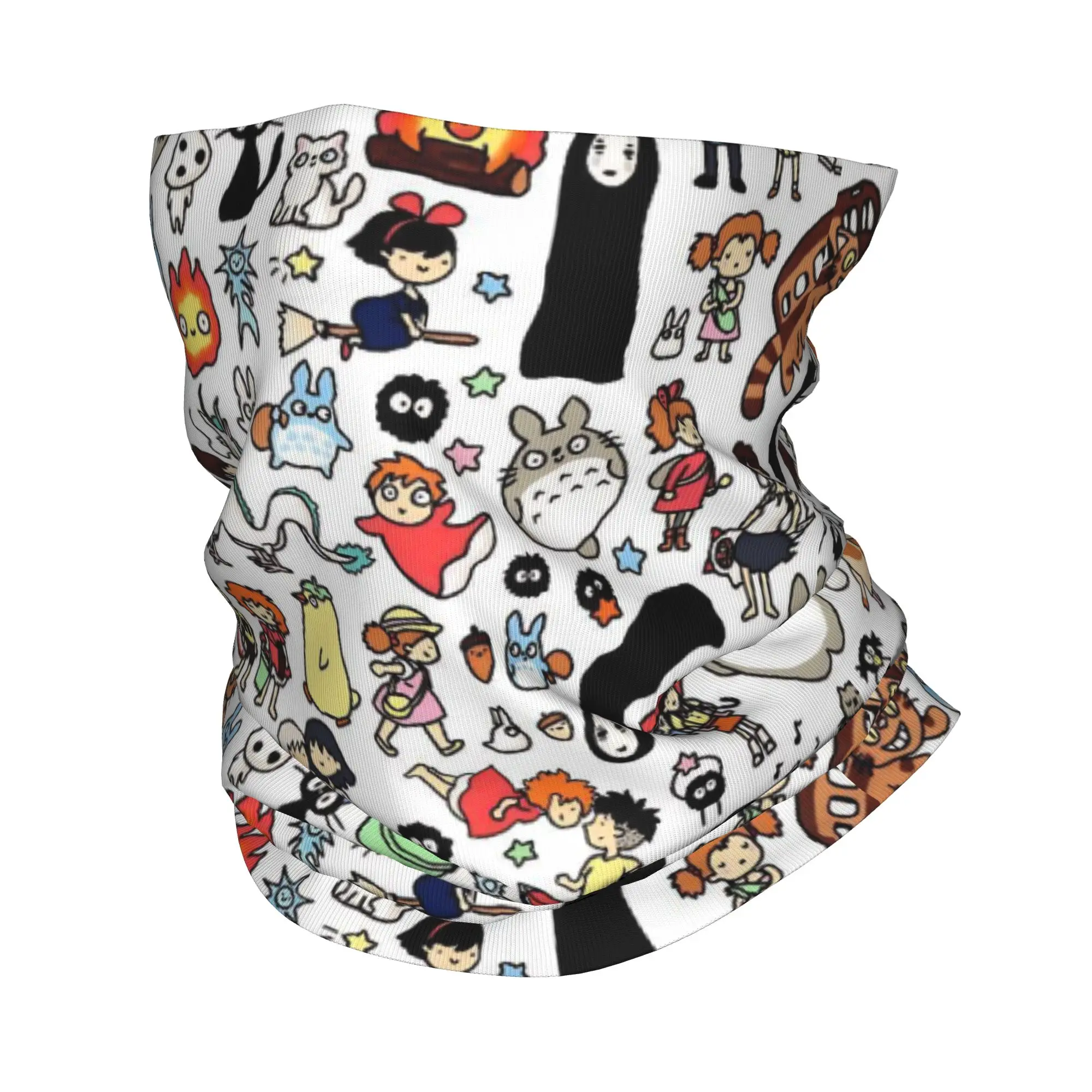 Cute Susuwatari Soot Sprites Totoros Bandana Neck Cover Printed Balaclavas Face Scarf Multi-use Cycling Running for Men Women
Cute Susuwatari Soot Sprites Totoros Bandana Neck Cover Printed Balaclavas Face Scarf Multi-use Cycling Running for Men Women