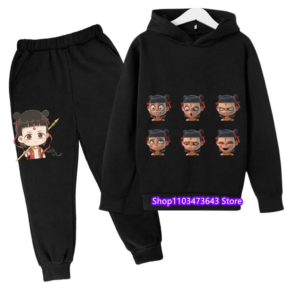 2025 Cheap Popular Nezha Cartoon Long Sleeve Boy Girl Lovely Graphics Autumn Winter Wear Lively Hoodie New Kawaii Sports Suit
2025 Cheap Popular Nezha Cartoon Long Sleeve Boy Girl Lovely Graphics Autumn Winter Wear Lively Hoodie New Kawaii Sports Suit