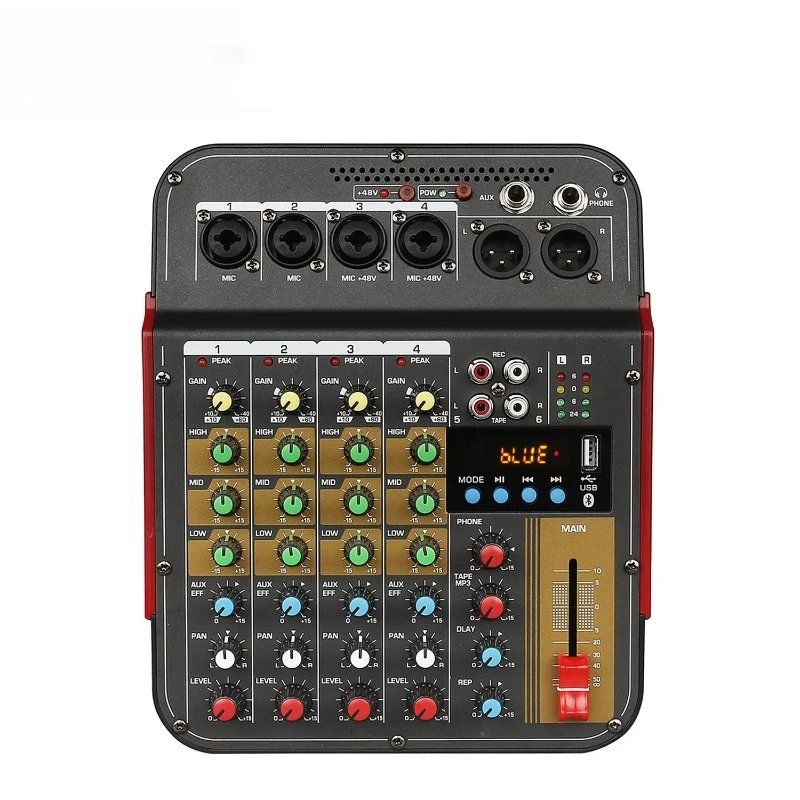 GAX-MG6 Manufacturer 6 Channel Mixer Band Recording Performance with USB MP3 Audio Mixer
GAX-MG6 Manufacturer 6 Channel Mixer Band Recording Performance with USB MP3 Audio Mixer