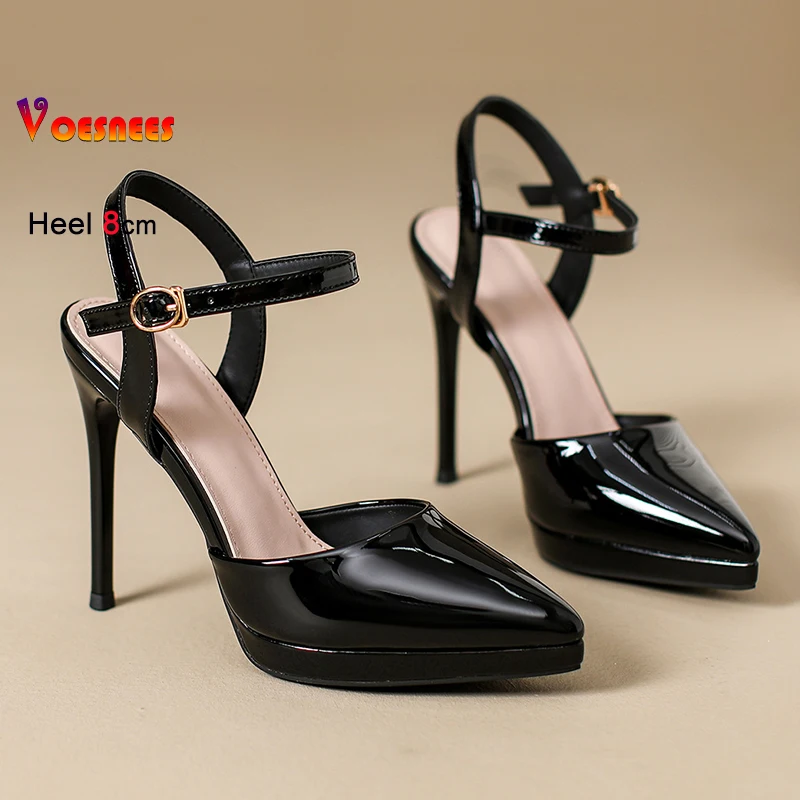 Глянцевые лакированные туфли-лодочки с острым носком на каблуке, летние женские офисные/вечерние туфли 2026 года, на тонком каблуке 8 см/10 см, элегантная женская обувь
Глянцевые лакированные туфли-лодочки с острым носком на каблуке, летние женские офисные/вечерние туфли 2026 года, на тонком каблуке 8 см/10 см, элегантная женская обувь