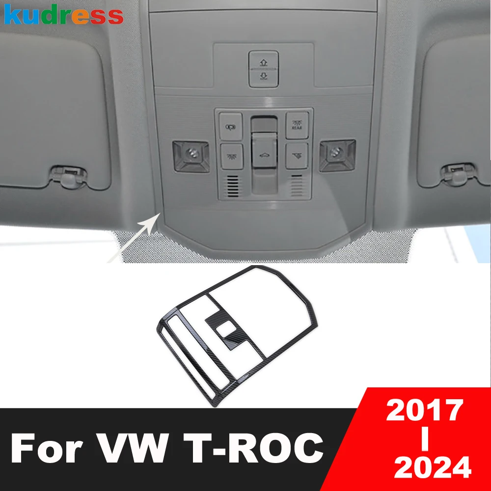 Передняя крыша автомобиля из углеродного волокна для Volkswagen VW T-Roc TROC 2017-2020 2021 2022 2023, лампа для чтения, аксессуары для отделки
Передняя крыша автомобиля из углеродного волокна для Volkswagen VW T-Roc TROC 2017-2020 2021 2022 2023, лампа для чтения, аксессуары для отделки