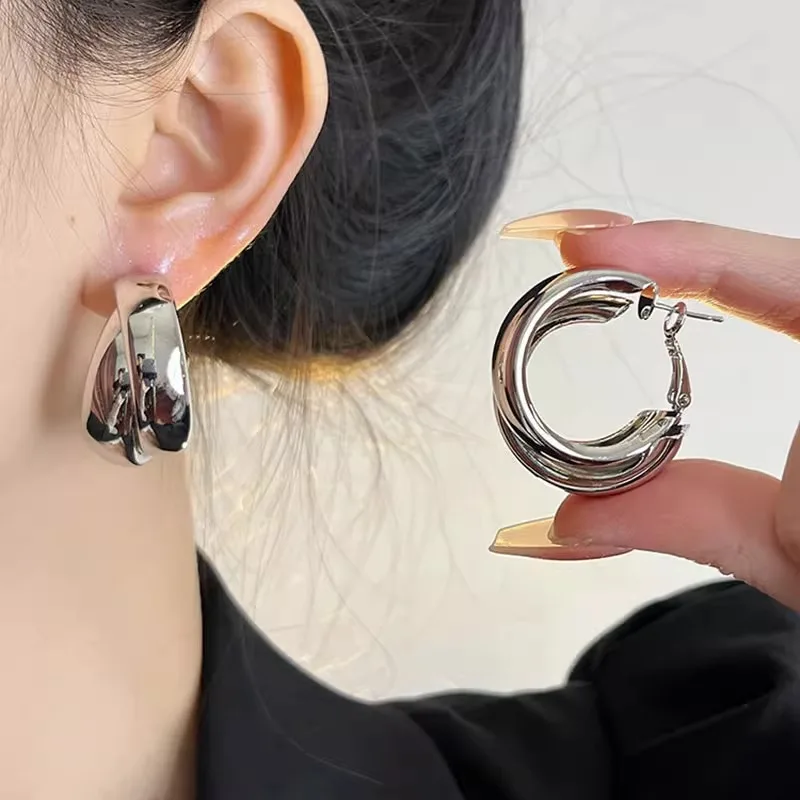 Fashion Geometric Circle Women's Earrings, Luxury Vintage Hypoallergenic Earrings, Daily Party Dinner Jewelry Gift Accessories
Fashion Geometric Circle Women's Earrings, Luxury Vintage Hypoallergenic Earrings, Daily Party Dinner Jewelry Gift Accessories