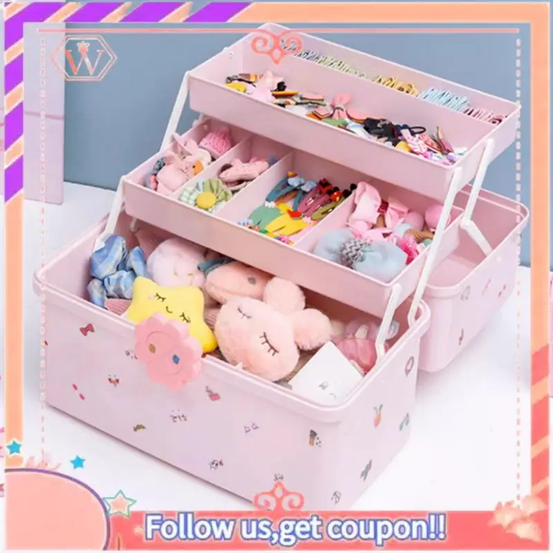 Upgraded Rubber Band Storage Pink Children's Hair Accessories Storage Box Multilayer Hair Accessories Storage Box
Upgraded Rubber Band Storage Pink Children's Hair Accessories Storage Box Multilayer Hair Accessories Storage Box