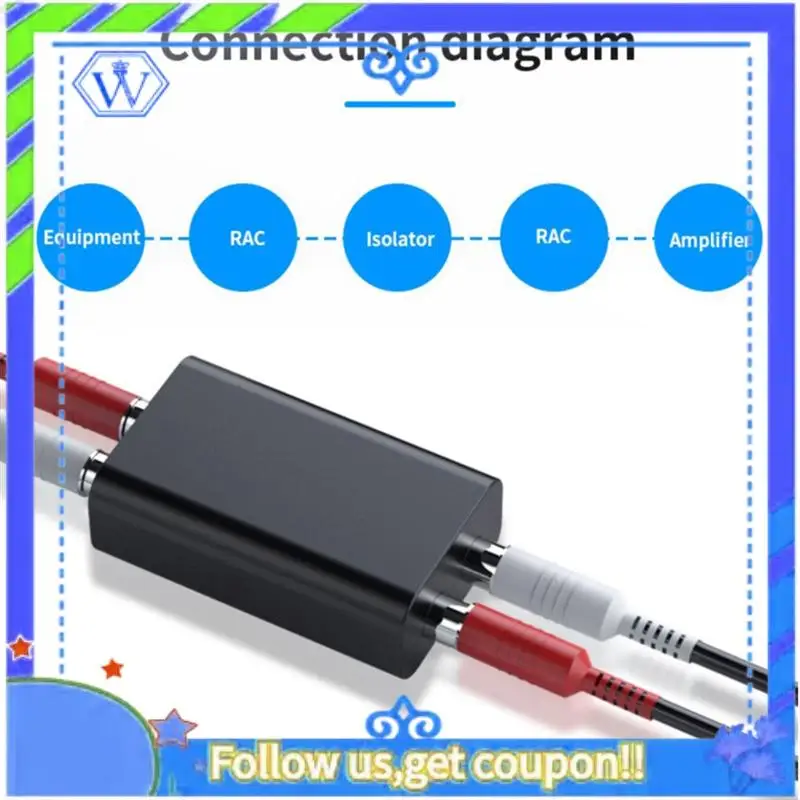 M46K-1 Piece Ground Loop Noise Isolator Audio Isolator Noise Humming Buzzing Filter For PC
M46K-1 Piece Ground Loop Noise Isolator Audio Isolator Noise Humming Buzzing Filter For PC