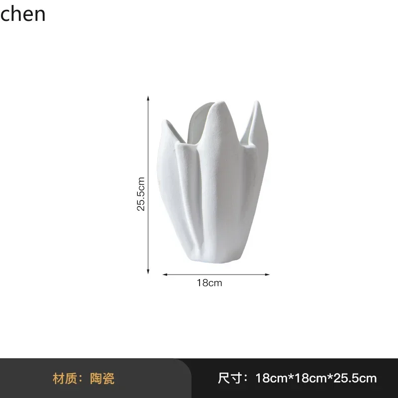 ZML Irregular Ceramic Solid Color Vase Flower Arrangement Ornament Living Room TV Cabinet Model Room Soft Decoration Home Decor
ZML Irregular Ceramic Solid Color Vase Flower Arrangement Ornament Living Room TV Cabinet Model Room Soft Decoration Home Decor