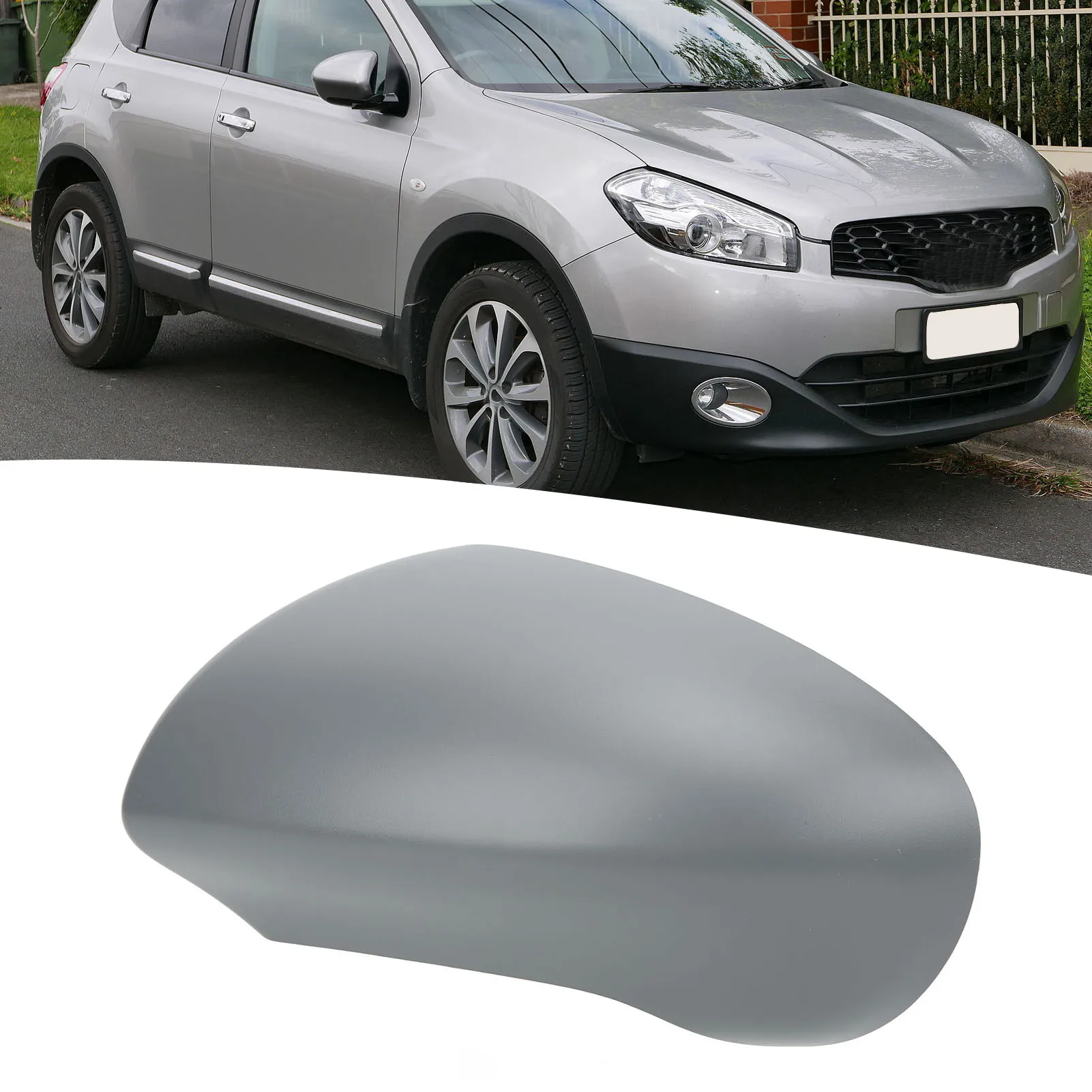 Mirror Cover Anti-Aging Mirror Cap Grey ABS Mirror Shell For Nissan Qashqai J10 2007-2014 Left / Right Accessories
Mirror Cover Anti-Aging Mirror Cap Grey ABS Mirror Shell For Nissan Qashqai J10 2007-2014 Left / Right Accessories