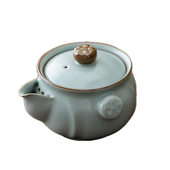 CX hand-held teapot ceramic open film can be raised, teapot Kung Fu tea set single pot household black tea filter tea brewer
CX hand-held teapot ceramic open film can be raised, teapot Kung Fu tea set single pot household black tea filter tea brewer