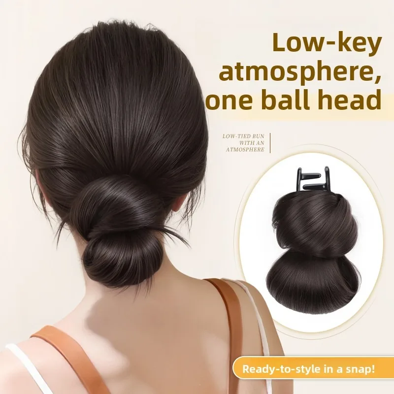 Synthetic Claw clip women's ponytail, flower bud head, curly hair, fluffy wig, hair accessory
Synthetic Claw clip women's ponytail, flower bud head, curly hair, fluffy wig, hair accessory