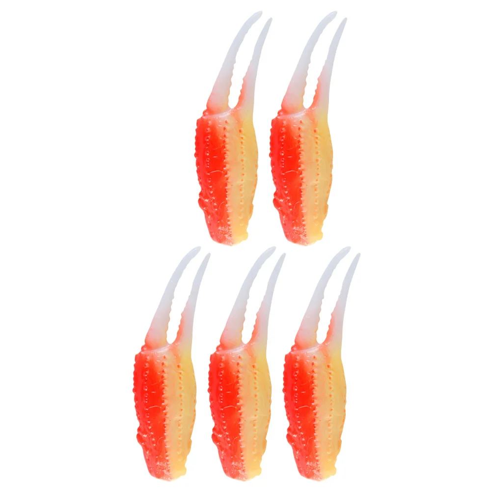 5pcs Lifelike Simulation Crab Claw Model for Food Photography Prop Restaurant Decor Realistic PVC Faux Crab Claw Kitchen nament
5pcs Lifelike Simulation Crab Claw Model for Food Photography Prop Restaurant Decor Realistic PVC Faux Crab Claw Kitchen nament