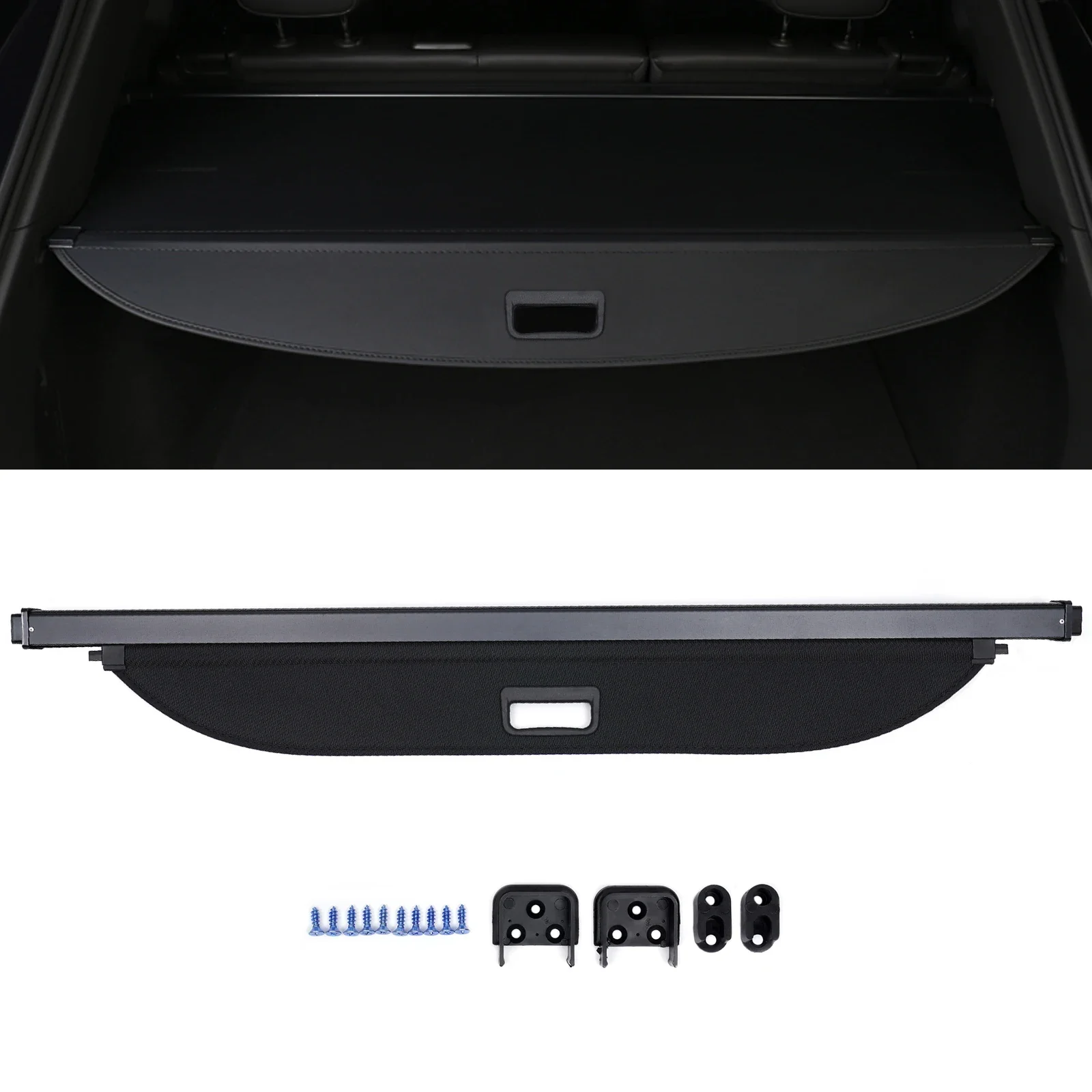 Universal Black Trunk Cargo Cover for Kia Seltos 2020 2021-2023, Car Trunk Shade Protector & Security Shield, Lightweight Design
Universal Black Trunk Cargo Cover for Kia Seltos 2020 2021-2023, Car Trunk Shade Protector & Security Shield, Lightweight Design