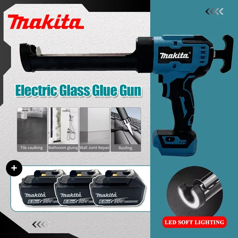 Makita Electric Glass Glue Gun Cement Glass Adhesive Glue Seal Sealant Tool Wireless Glass Doors Windows Filling Sewing Gun
Makita Electric Glass Glue Gun Cement Glass Adhesive Glue Seal Sealant Tool Wireless Glass Doors Windows Filling Sewing Gun