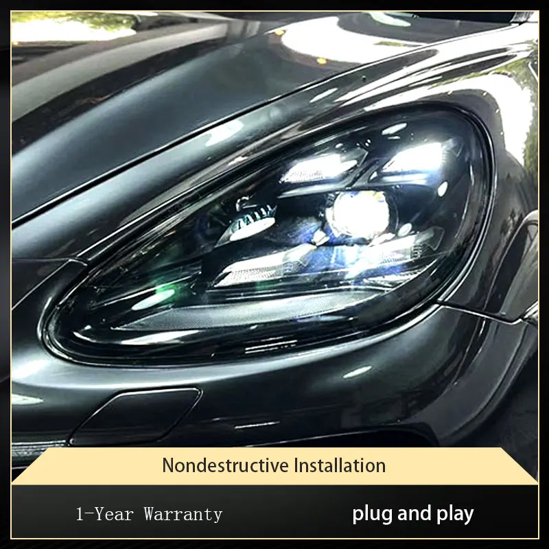 Автомобильные фары для Porsche Cayenne 2011-2018, обновленная подсветка, фотолампа, аксессуары для автомобильных передних фар
Автомобильные фары для Porsche Cayenne 2011-2018, обновленная подсветка, фотолампа, аксессуары для автомобильных передних фар