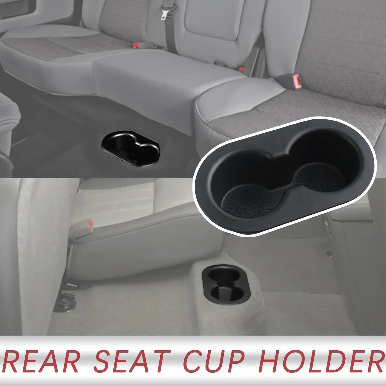 5HD65DX9AC Rear Seat Dual Drink Cup Holder Compatible with Dodge Ram 1500 2500 3500 4500 5500 2002-2019 & Dakota 2005-2011
5HD65DX9AC Rear Seat Dual Drink Cup Holder Compatible with Dodge Ram 1500 2500 3500 4500 5500 2002-2019 & Dakota 2005-2011