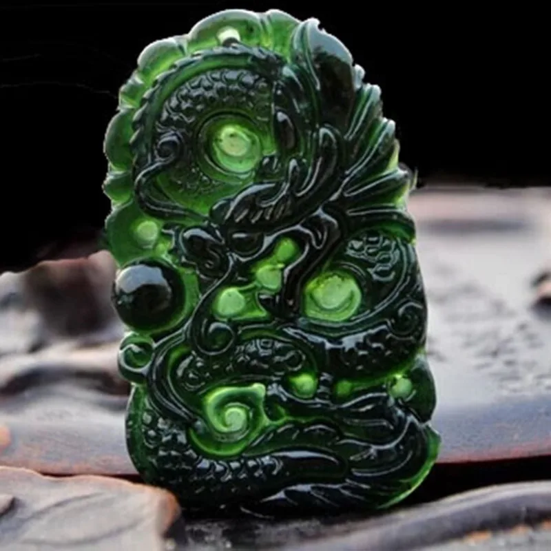 Natural Chinese Black Ink Jade Hand Carved Zodiac Dragon Pendant Fashion Boutique Jewelry Men and Women Necklace Popular Gift
Natural Chinese Black Ink Jade Hand Carved Zodiac Dragon Pendant Fashion Boutique Jewelry Men and Women Necklace Popular Gift
