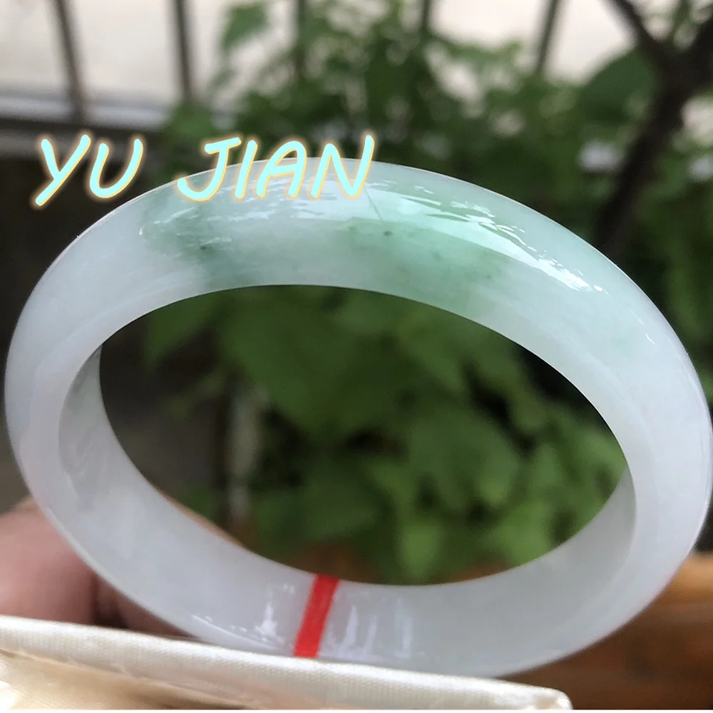 Floating Green Flowers Original Ecological Pattern Texture Jadeite Bangles Exquisite Fashion Jade Bracelet Handring Fine Jewelry
Floating Green Flowers Original Ecological Pattern Texture Jadeite Bangles Exquisite Fashion Jade Bracelet Handring Fine Jewelry