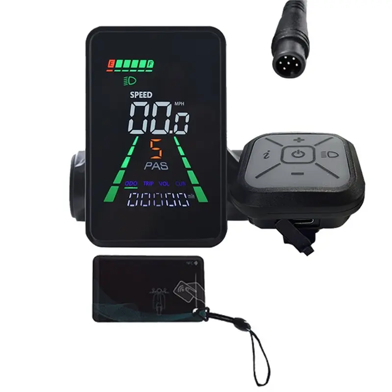 【NECESSITY】L5 горный электронный велосипед ЖК-дисплей функции NFC 24 В/36 В 48 В/60 В UART Type-C ЖК-метр для электрического скутера NFC Spe
【NECESSITY】L5 горный электронный велосипед ЖК-дисплей функции NFC 24 В/36 В 48 В/60 В UART Type-C ЖК-метр для электрического скутера NFC Spe