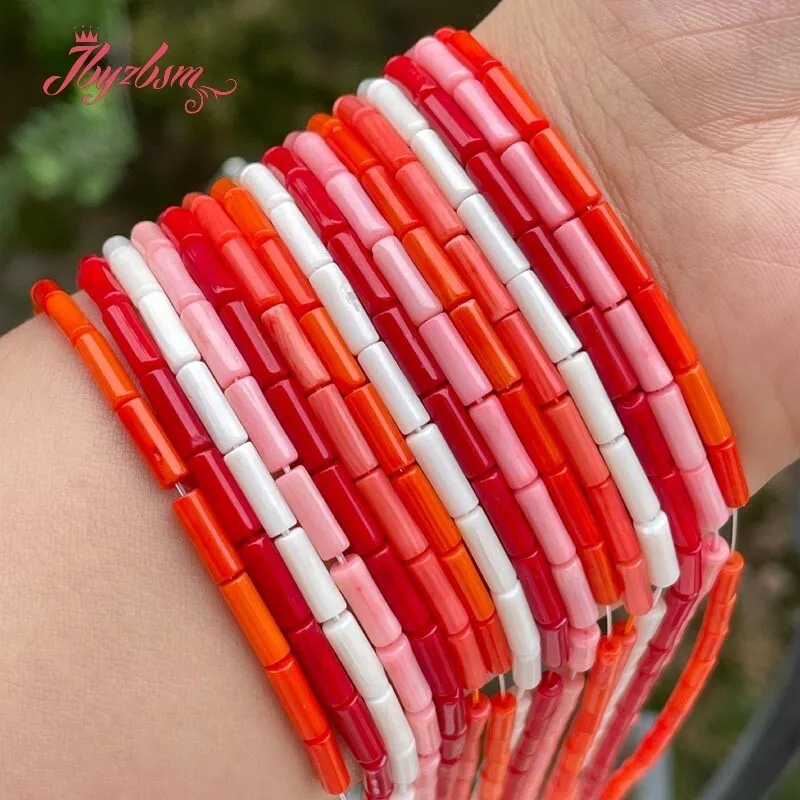 3x9mm Column Tube White Pink Red Coral Stone Spacer Bead for DIY Accessories Charms Necklace Bracelet Jewelry Making Strand 15"
3x9mm Column Tube White Pink Red Coral Stone Spacer Bead for DIY Accessories Charms Necklace Bracelet Jewelry Making Strand 15"