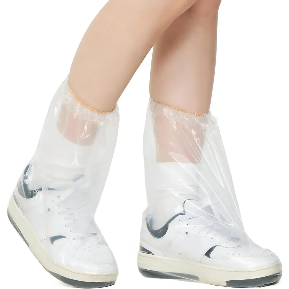 Одноразовые водонепроницаемые бахилы от дождя, 10 пар прозрачных прочных нескользящих пластиковых чехлов от дождя для мужчин и женщин для использования
Одноразовые водонепроницаемые бахилы от дождя, 10 пар прозрачных прочных нескользящих пластиковых чехлов от дождя для мужчин и женщин для использования