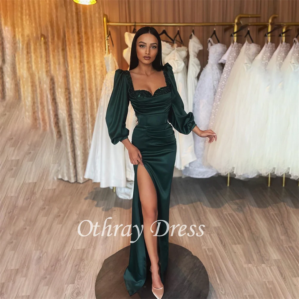 Sexy Evening Dresses Trumpt Sweetheart Party Dresses Long Sleeves with Slit Formal Dresses Vestidos De Fiesta فساتين ال
Sexy Evening Dresses Trumpt Sweetheart Party Dresses Long Sleeves with Slit Formal Dresses Vestidos De Fiesta فساتين ال