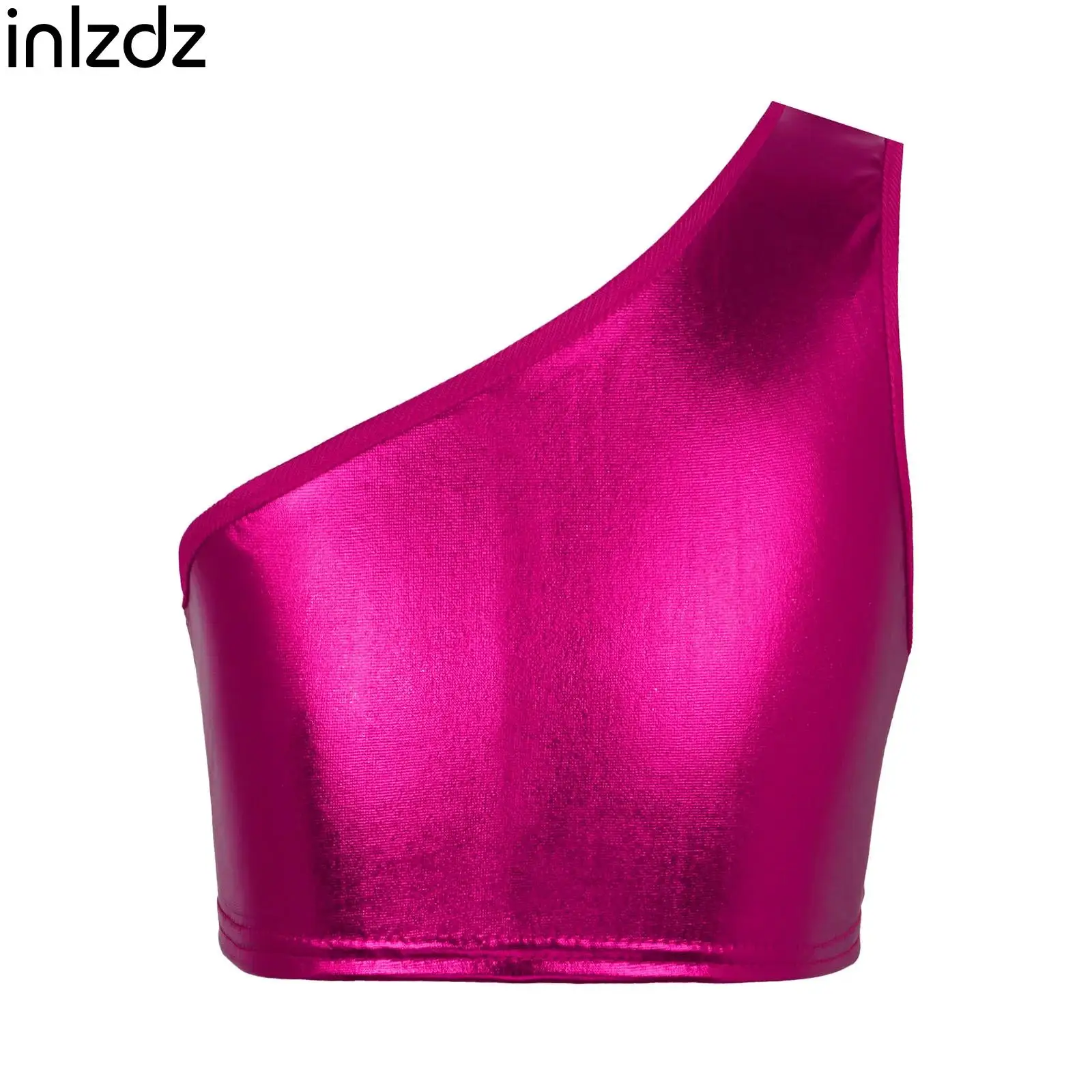 Kids Girls Shiny Metallic Crop Tank Tops One Shoulder Dance Tops Shirt Jazz Hip-hop Dancing Costumes
Kids Girls Shiny Metallic Crop Tank Tops One Shoulder Dance Tops Shirt Jazz Hip-hop Dancing Costumes