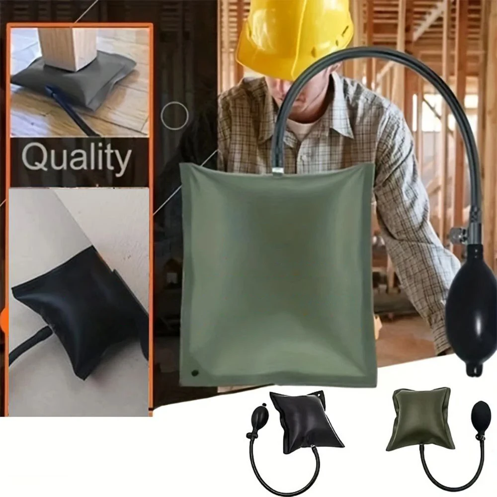 Multi-Purpose Commercial Air Wedge Bag Pump Lockout Kit | 300LB Heavy Duty Inflatable Leveling Tool for Car Door/Window Repair,
Multi-Purpose Commercial Air Wedge Bag Pump Lockout Kit | 300LB Heavy Duty Inflatable Leveling Tool for Car Door/Window Repair,