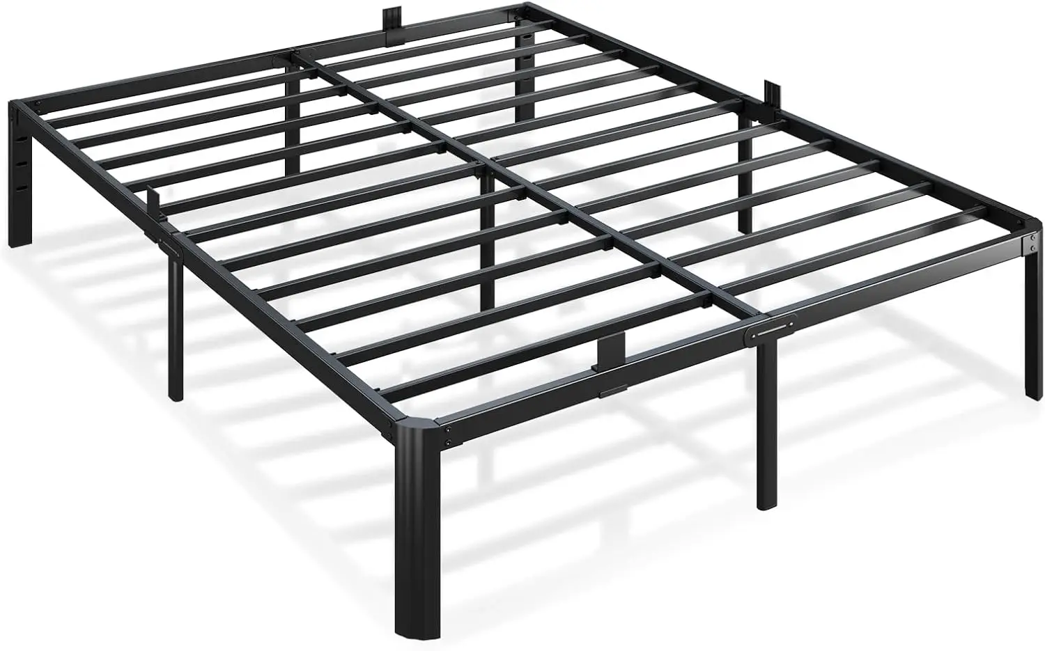 King Size Metal Bed Frame, 14 Inch Heavy Duty Platform with Storage, Noise Free, Easy Assembly
King Size Metal Bed Frame, 14 Inch Heavy Duty Platform with Storage, Noise Free, Easy Assembly