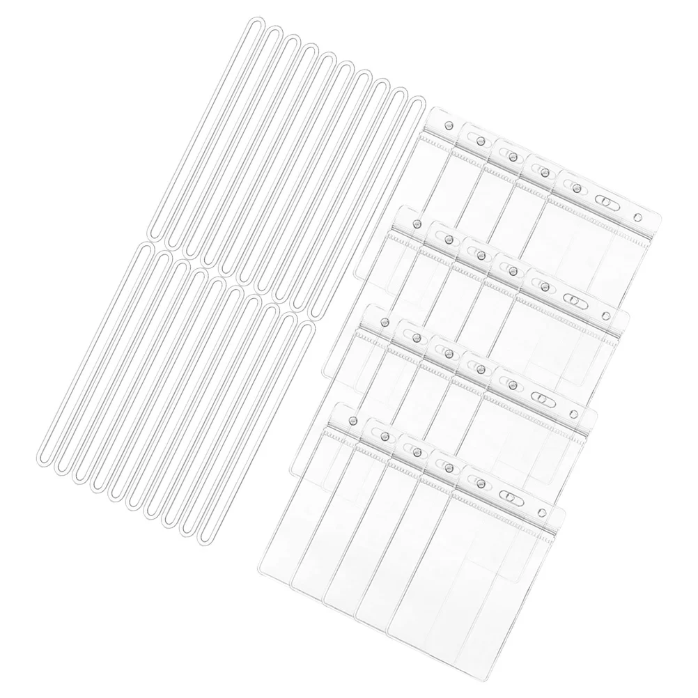 1Set Transparent Badge Holder Clear Id Card Sleeve Vertical Badge Sleeve Reusable Protective Cover Anti- Card 
1Set Transparent Badge Holder Clear Id Card Sleeve Vertical Badge Sleeve Reusable Protective Cover Anti- Card
