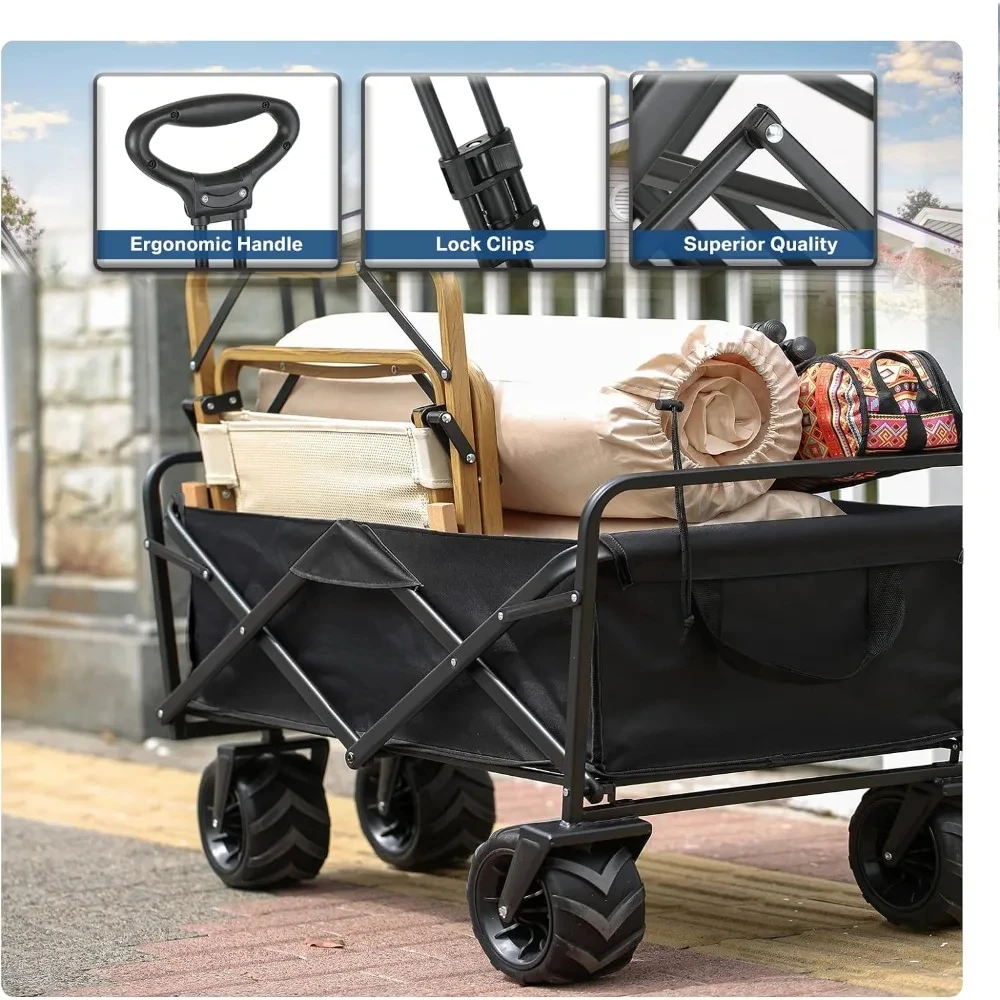 Garden Cart, Heavy Duty 350lbs Capacity Collapsible Wagon with Big Carts, Portable Adjustable Utility Rolling Carts, Garden Cart
Garden Cart, Heavy Duty 350lbs Capacity Collapsible Wagon with Big Carts, Portable Adjustable Utility Rolling Carts, Garden Cart