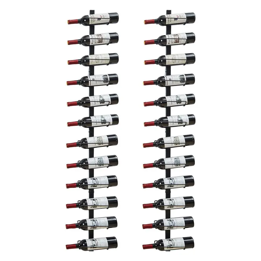 Pack 12 Bottle Wall Wine Rack for 24 Wine Bottles, DIY Detachable Wall Mount Wine Rack, Wine Storage Organizer Display Holder Us
Pack 12 Bottle Wall Wine Rack for 24 Wine Bottles, DIY Detachable Wall Mount Wine Rack, Wine Storage Organizer Display Holder Us