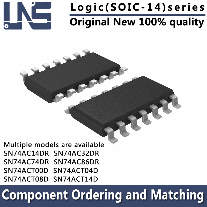 1pcs SN74AC14DR SN74AC32DR SN74AC74DR SN74AC86DR SN74ACT00D SN74ACT04D SN74ACT08D SN74ACT14D SOIC-14 Interface
1pcs SN74AC14DR SN74AC32DR SN74AC74DR SN74AC86DR SN74ACT00D SN74ACT04D SN74ACT08D SN74ACT14D SOIC-14 Interface