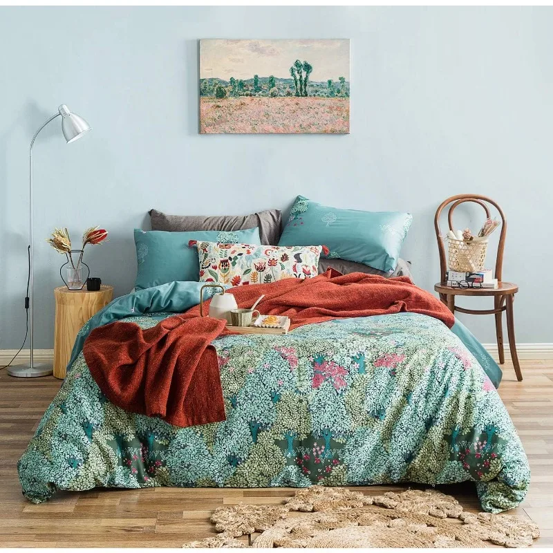 Green Plant Duvet Cover King 100% Egyptian Cotton Sage Botanical Duvet Cover 3 Pcs Set 1 Farmhouse Tree Leaves Patterned Duvet
Green Plant Duvet Cover King 100% Egyptian Cotton Sage Botanical Duvet Cover 3 Pcs Set 1 Farmhouse Tree Leaves Patterned Duvet