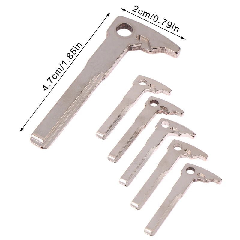 5Pcs Silver Uncut Key Blanks Insert Emergency Key Blade For Smart Chrome Remote Car Fob Key Blade Replacement Smart Prox Car Key
5Pcs Silver Uncut Key Blanks Insert Emergency Key Blade For Smart Chrome Remote Car Fob Key Blade Replacement Smart Prox Car Key