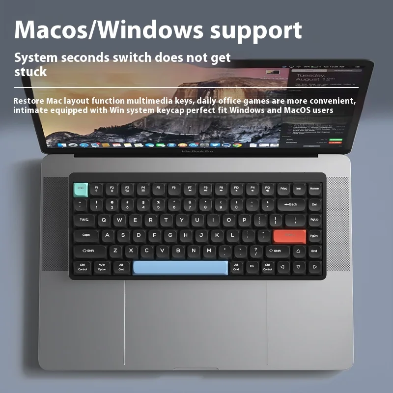 YK84 Wireless Mechanical Keyboard Bluetooth 3.0 84% Layout Low Switch Dual Mode Office Tablet Convenient Low Profile Keyboard
YK84 Wireless Mechanical Keyboard Bluetooth 3.0 84% Layout Low Switch Dual Mode Office Tablet Convenient Low Profile Keyboard