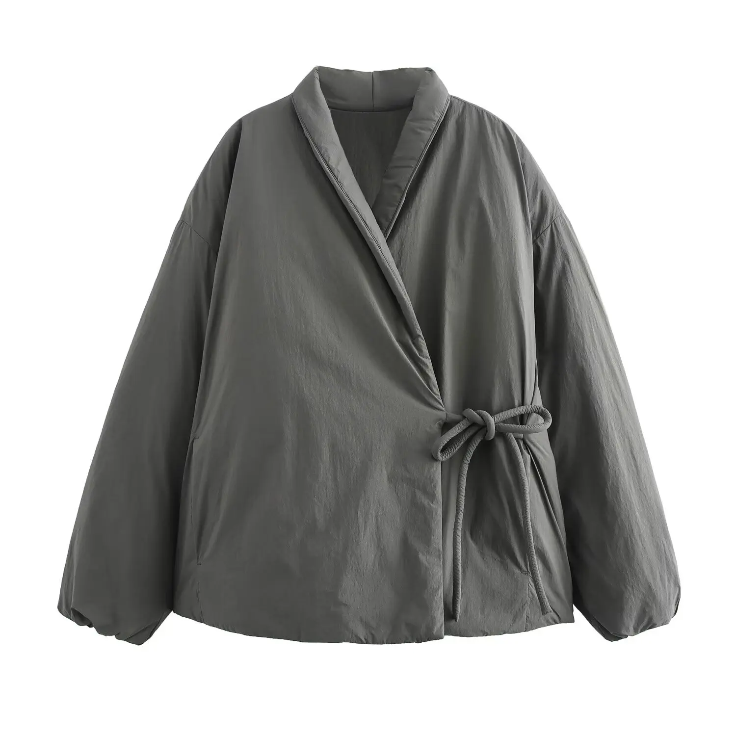 2025 autumn and winter European and American women's three-color double-collar kimono casual long-sleeved jacket
2025 autumn and winter European and American women's three-color double-collar kimono casual long-sleeved jacket