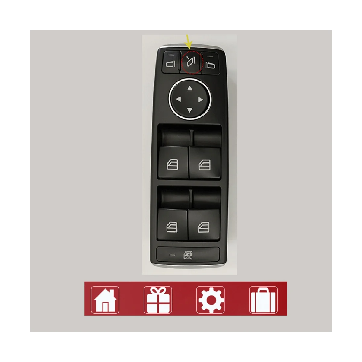 Car Electric Window Control Panel with Folding Switch for Mercedes Benz W204 GLK 204 W212 2049055402 2049058202
Car Electric Window Control Panel with Folding Switch for Mercedes Benz W204 GLK 204 W212 2049055402 2049058202