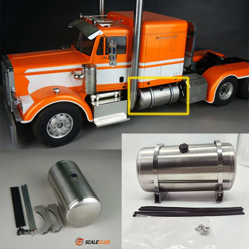 RC Round Fuel Tank Stainless Steel Simulation For 1/14 Tamiya For SCANIA Man Actros King GL Tractor Trailer American DIY Truck
RC Round Fuel Tank Stainless Steel Simulation For 1/14 Tamiya For SCANIA Man Actros King GL Tractor Trailer American DIY Truck
