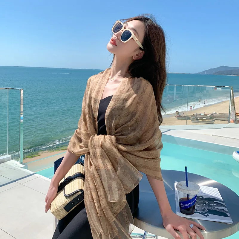 Summer Scarf Lightweight Sun Protection Shawl Fashionable Plaid Wrap Comfortable Knit Scarf for Women Outdoor Travel Accessories
Summer Scarf Lightweight Sun Protection Shawl Fashionable Plaid Wrap Comfortable Knit Scarf for Women Outdoor Travel Accessories