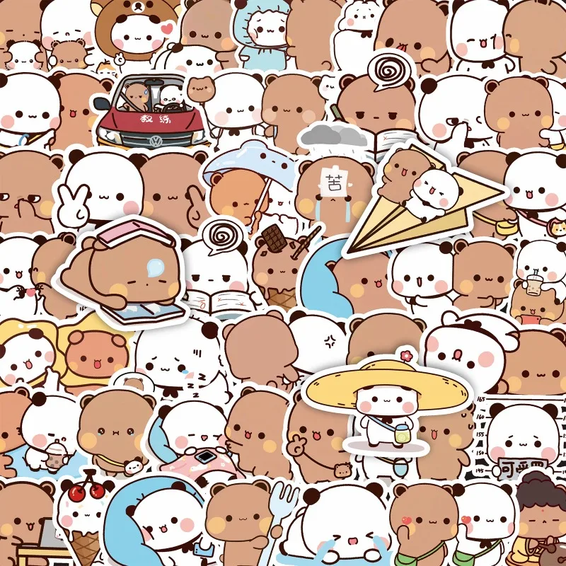 100PCS Kawaii Bubu and Dudu Stickers Cute Bear Couple DIY Kid Toy Doodles Decorative Graffiti Decals for Phone Bottles Scrapbook
100PCS Kawaii Bubu and Dudu Stickers Cute Bear Couple DIY Kid Toy Doodles Decorative Graffiti Decals for Phone Bottles Scrapbook