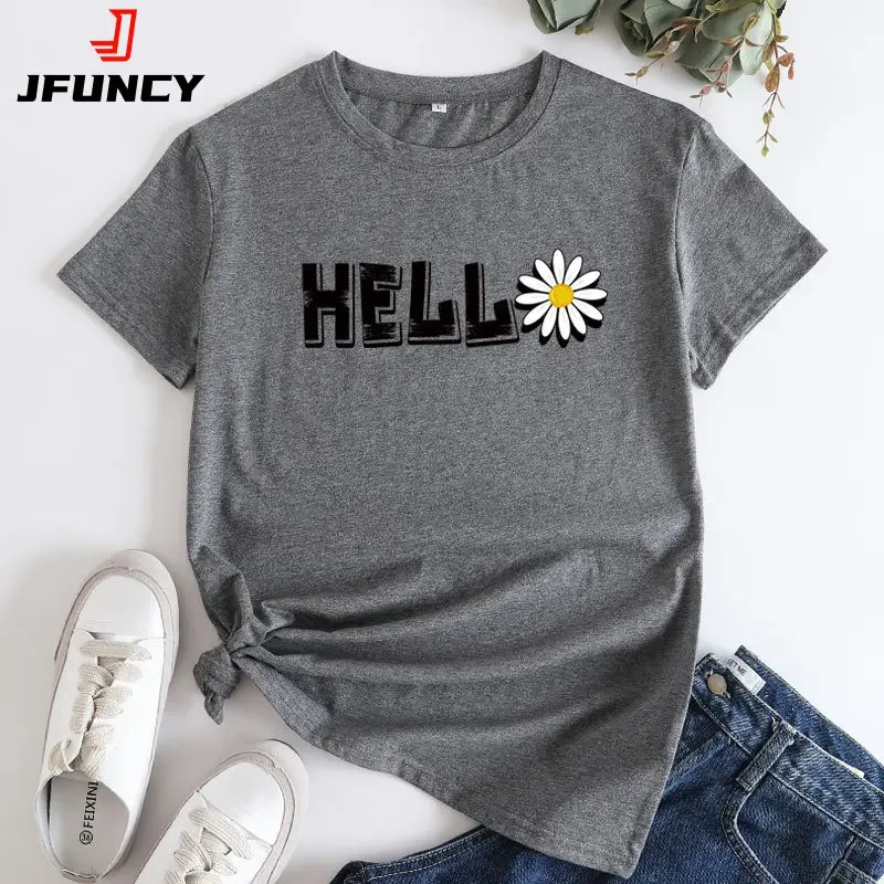 Футболка JFUNCY женская оверсайз, хлопковая рубашка с коротким рукавом, одежда на лето, 2024
Футболка JFUNCY женская оверсайз, хлопковая рубашка с коротким рукавом, одежда на лето, 2024