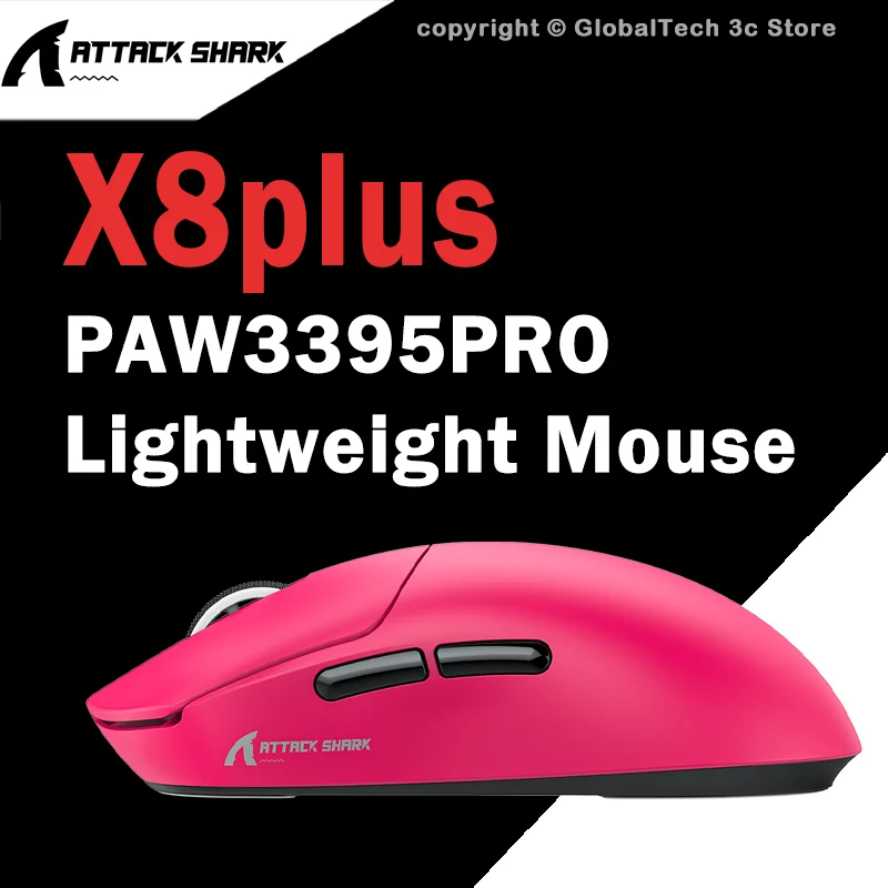 Беспроводная игровая мышь ATTACK SHARK X8 PLUS, 55 г, сверхлегкая, 40000 DPI, PAW3395PRO, 1 кГц, три режима подключения: Bluetooth, 2.4G, проводное подключение для ПК и Mac
Беспроводная игровая мышь ATTACK SHARK X8 PLUS, 55 г, сверхлегкая, 40000 DPI, PAW3395PRO, 1 кГц, три режима подключения: Bluetooth, 2.4G, проводное подключение для ПК и Mac