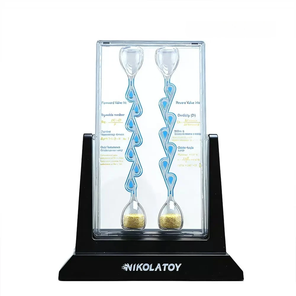 Fluid One-Way Flow Demonstration Model NIKOLATOY Visualization Physics Principle Display Science Teaching Desktop Ornament Gift
Fluid One-Way Flow Demonstration Model NIKOLATOY Visualization Physics Principle Display Science Teaching Desktop Ornament Gift