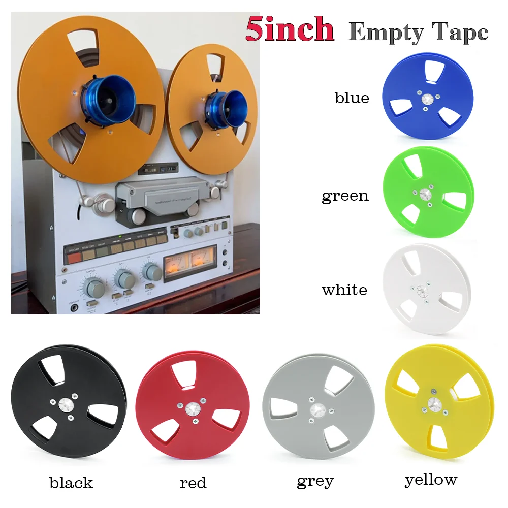 I/4 5inch Empty Tape The empty tape reel for any open reel tape recorder with I/4 5 inch tape diameter 5" 3holes/6holes
I/4 5inch Empty Tape The empty tape reel for any open reel tape recorder with I/4 5 inch tape diameter 5" 3holes/6holes