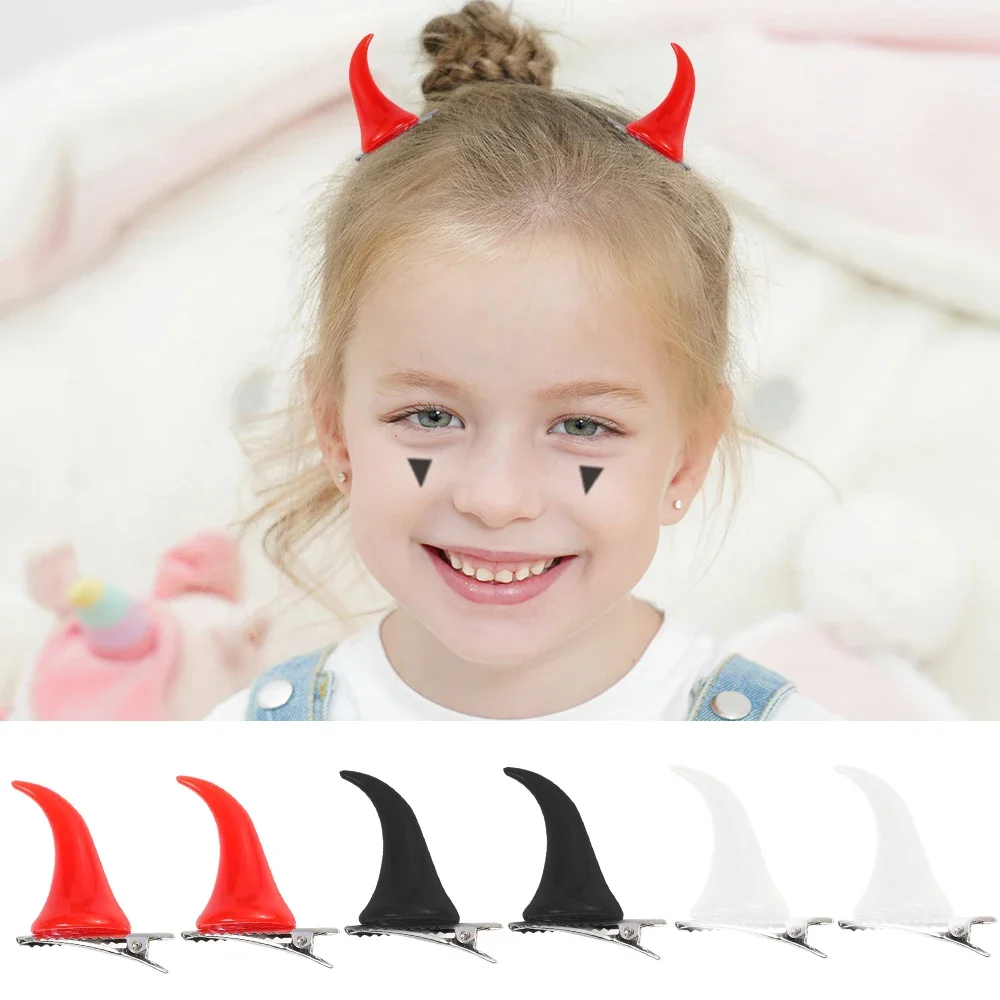 1 Pair Small Demon Horn Hairpins Party Cosplay Halloween Hair Accessories Clip Hair Clip Hairbows for Girls Wholesale Cute
1 Pair Small Demon Horn Hairpins Party Cosplay Halloween Hair Accessories Clip Hair Clip Hairbows for Girls Wholesale Cute