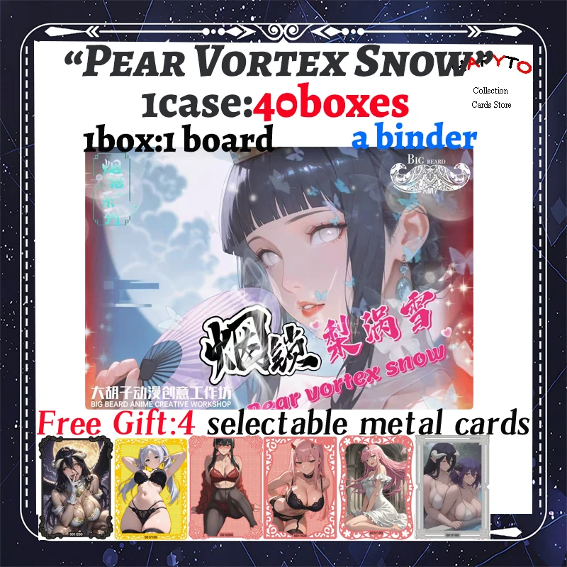 2025 новейшая груша Vortex Snow B5 Waifu, доски Goddess Story, коллекционная карта, купальник, бикини, бустер, коробка, подарок для среды
2025 новейшая груша Vortex Snow B5 Waifu, доски Goddess Story, коллекционная карта, купальник, бикини, бустер, коробка, подарок для среды