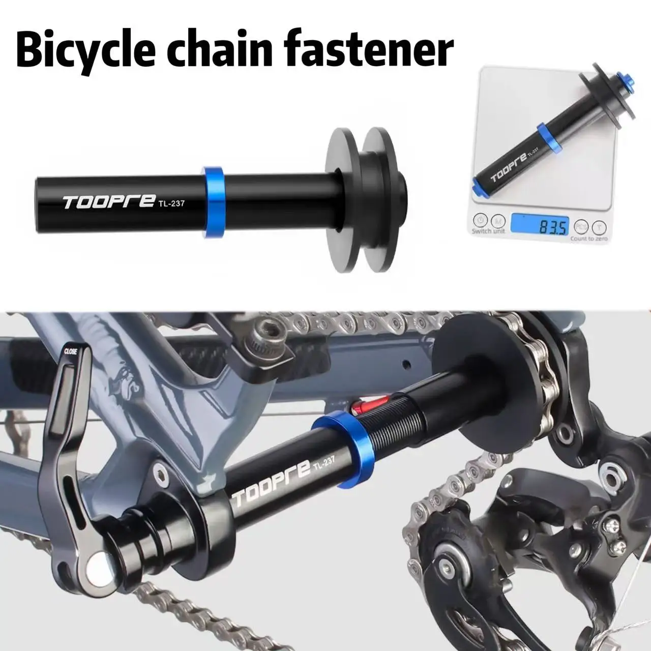 Bicycle Chain Fixing Device Mountain Road Bike Virtual Flywheel Tensioner Bucket Shaft Quick Detachment Universal
Bicycle Chain Fixing Device Mountain Road Bike Virtual Flywheel Tensioner Bucket Shaft Quick Detachment Universal