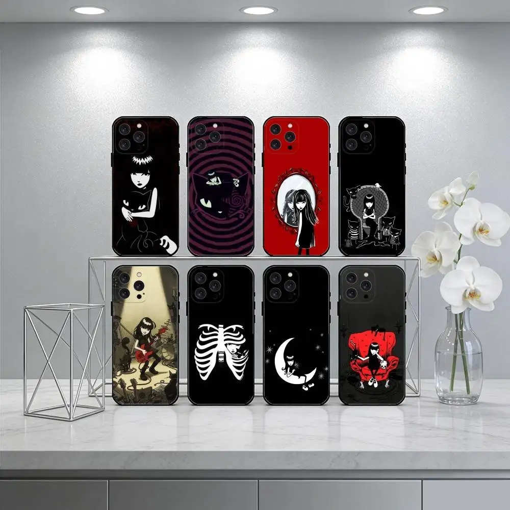 C-Comics E-Emily The Strange Phone Case For iPhone 17 16 15 14 13 12 Max Plus Silicone Black Cover
C-Comics E-Emily The Strange Phone Case For iPhone 17 16 15 14 13 12 Max Plus Silicone Black Cover