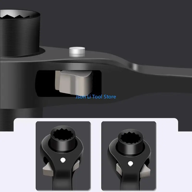 Y08D Ratchet Spanner Ratcheting Socket Wrench Tool Double Ended Socket Pointed Tail
Y08D Ratchet Spanner Ratcheting Socket Wrench Tool Double Ended Socket Pointed Tail